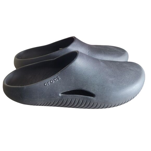 Crocs Mellow Recovery Clogs Mens Size 15 Black Athleisure Outdoor Casual Comfort - Picture 1 of 8